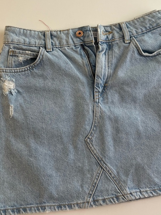 Zara Dresses & Skirts - Zara Light Blue Denim Mini Skirt